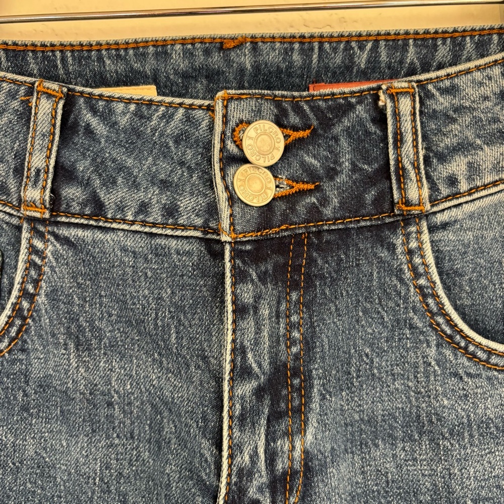 NWT! Pilcro Anthropologie Retro High-rise Flare Jeans Size 25 - Picture 6 of 12